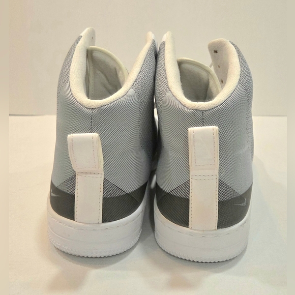 Nike Men's Gray High-Top Sneakers - Picture 4 of 5